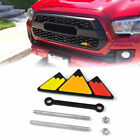 Wwc-pdm-46421 Tri-color Grille Badge Emblem For Toyota Tacoma Trd 4runner Tundra Tantu Super