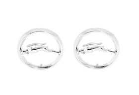 2645 Trim Parts 1967 Impala Rear Quarter Emblems Pair - Us Made