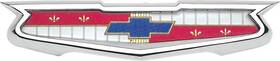 Cm1394 Trim Parts 1956-57 Chevy Full Size 1958 Impala Biscayne Trunk Emblem Assembly 6 Cyl