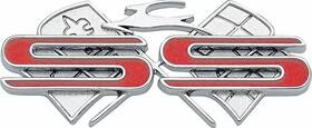Cm2127 Trim Parts 1961 Chevrolet Impala Inch Ss Quarter Panel Emblem Made In The Usa Gm Licensed