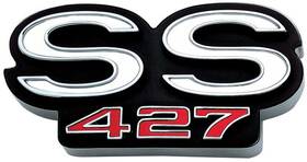 Cm2700 Trim Parts 1968 Chevrolet Impala Inch Ss 427 Grill Emblem Made In The Usa Gm Licensed