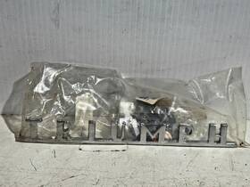 703036 Triumph New Chrome Letter Set And Script Emblem Badge