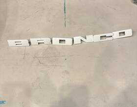 Vn1pz9942528af Tufskinz 2021-2024 Bronco Sport Bumper Grille Lettering Emblem In White