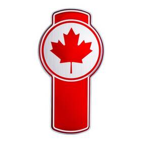 10978 United Pacific Emblem Chrome Die Cast Canada Flag