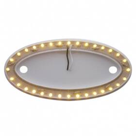 38893-1 United Pacific Emblem Light Base 32 Led Large Amber