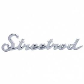 A6202 United Pacific Emblem Chrome Inch Streetrod Script With Stud