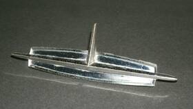 2587140 Univex Vintage 1963 Oldsmobile Ninety Eight Fender Emblem 4.5 Inch Part #