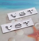 V-8-t Unbranded Metal Chrome Silver Emblem Badge Decal Sticker For Audi