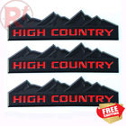 Vbiweu-237584526 Rt Black High Country Emblem Badges Door Tailgate Nameplate Fit