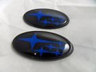 Voe-014 Aftermarket New Blue Gloss Black Front Rear Subaru Wrx Sti