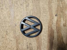 165853601a Volkswagen 165853601 Vw Golf/jetta Original Emblem Front 3 Prong 1985 1986 1987