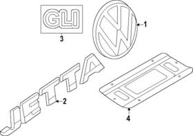 17a-853-675-l-jzq Volkswagen Genuine Nameplate