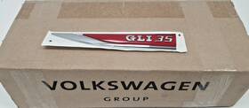 17a853688hjzq Volkswagen Brand New Emblem Lh Inch Gli 35 Red/chrome Jetta 2019-2024