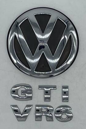 Volkswagen 1j6 853 630 1999 - 2006 Golf Gti Vr6 Chrome Rear Liftgate Emblem Logo Badge
