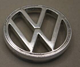 311853601 Volkswagen Vw Classic Beetle 1968-front Bonnet Badge Emblem