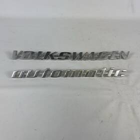 361853687j Volkswagen Automatic Vw Oem Chrome Metal Emblem Badge Logo 411853675 361853687j Volkswagen Automatic Vw Oem Chrome Metal Emblem Badge Logo 411853675