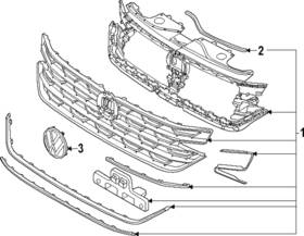3cm-853-601-h-dpj Volkswagen Genuine Emblem