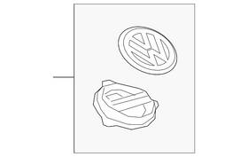 3g0-827-469-jk-fod Volkswagen Genuine Latch Assembly