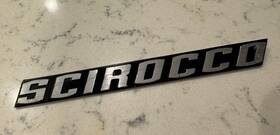 531853689 Volkswagen Inch Scirocco Metal Emblem Oe Vw Badge Door Sill 1975