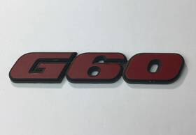 535853879 Volkswagen 535853679 Vw Corrado Golf Mk1 Mk2 Mk3 G60 Red Rear Badge Emblem