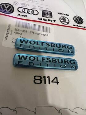 561071008fxc Volkswagen 2012 - 2015 Jetta Passat Wolfsburg Edition Emblem Badge Logo New Oem
