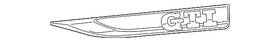 5g0-853-688-at-jzq Volkswagen Genuine Nameplate
