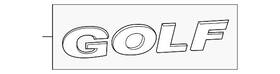 5g9-853-687-2zz Volkswagen Genuine Nameplate