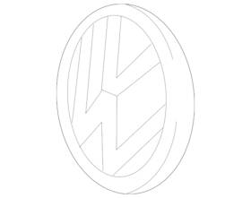 5ge-853-600-afl Volkswagen Genuine Emblem