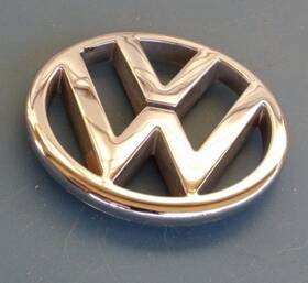 30255 Volkswagen Oem Golf Iii Vw Emblem 92-97 93 94 95 96 Chrome Badge