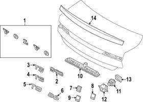 31391018 Volvo Genuine Nameplate