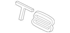 32440058 Volvo Genuine Emblem