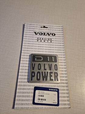 85115376 Volvo D11 Emblem Badge Part# New Genuine