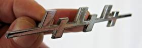 94815 Volvo Vintage 444 Emblem Badge 1940s 1950s 1960s 1958-1964 Hood Fender Trunk Das