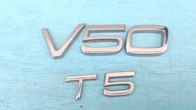 V50t5 Volvo 2004 - 2012 V50 T5 Trunk Rear Emblem Badge Oem Factory Genuine