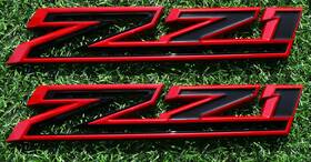 Sal-big-z71-2 Vxntpart 2 Pack 2019-2025 Z71 Emblem Decals Side Badges Compatible With Silverado
