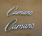 W-362 Chq Camaro Front Fender Emblems Pair
