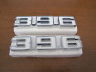 W-409 Chq Camaro Front Fender Emblems Pair