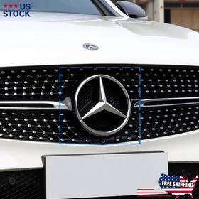 Wed 749874621606 Chrome Front Grille Emblem Fits Mercedes-benz 2013-18 W117 Cla300 Cla180 Cla250
