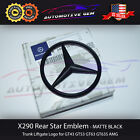 A2908100300 X290 Gt63s Gt53 Gt43 Amg Trunk Star Emblem Matte Black Rear Logo Badge Mercedes