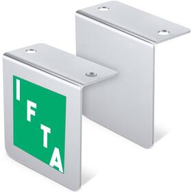 Xie-yaocom-4541 Yaocom Universal 4 Inch X Chrome Permit Panel Holders For Ifta Dmv Parking Passes