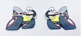 Vc46889 Year One Metal Scat Pack Fender Emblems Drivers Side And Passenger Set. Adhesive