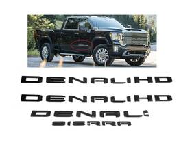 Cs206-6-207-1-2hdbkbk Yoaoo 4pack Set 2019-2025 Emblems Denali Denalihd Plus One Sierra Letters Badges 3d