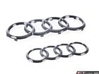 Zaw098010fdsp Genuine Volkswagen Audi Vw Black Rings Badge Pair