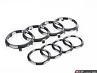 Zaw098010ldsp Genuine Volkswagen Audi Vw Black Rings Badge Pair