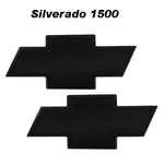 Ft & Rr Combo Billet Bowtie Grille Emblems Smooth 07-13 Chevy Silverado 1500 Blk. Fixed Price $200.00.
