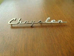 1955 Chrysler Dash Emblem Nameplate 300 New Yorker St Regis. Fixed Price $45.00.
