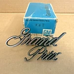 1973-74 Nos Pontiac Grand Prix Fender Emblem Gm 491143 490260 Nice! Free Sh. Fixed Price $129.99.