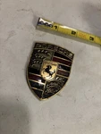 Porsche Hood Crest Emblem / 1995-2009 Boxter Cayman Cayenne Macan Panamera 911. Fixed Price $39.00.