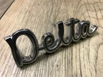 1967 Oldsmobile Delta Nos Gm Script Emblem 387333 C-g. Fixed Price $50.00.