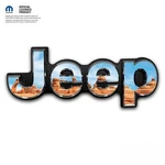 Jeep Emblem Overlay Decals - Moab Landscape. Fixed Price $17.50.